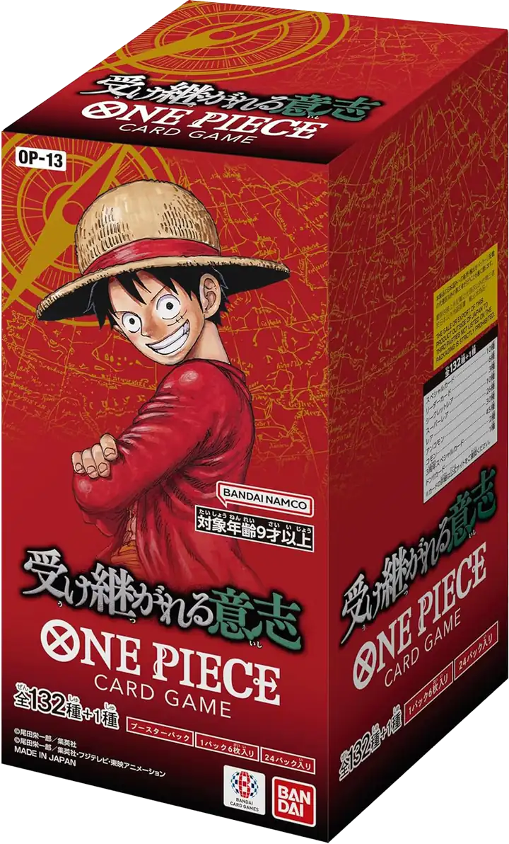 One Piece Card Game – OP-13 Carrying on His Will Booster Box (Japanese)